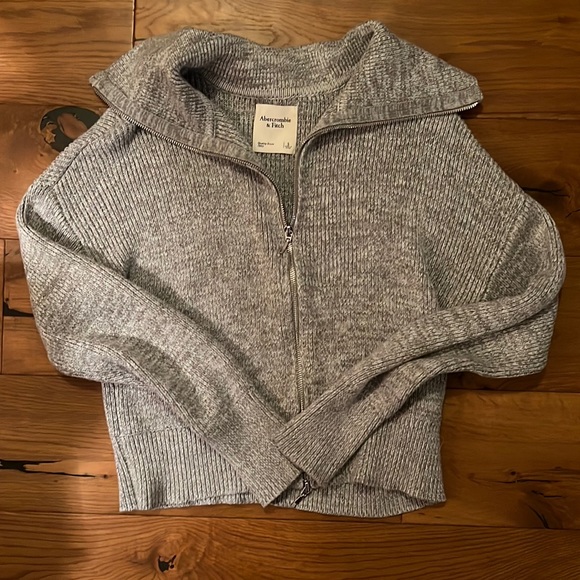 Abercrombie u0026 Fitch | Sweaters | Abercrombie Double Zip Ribbed Cardigan |  Poshmark
